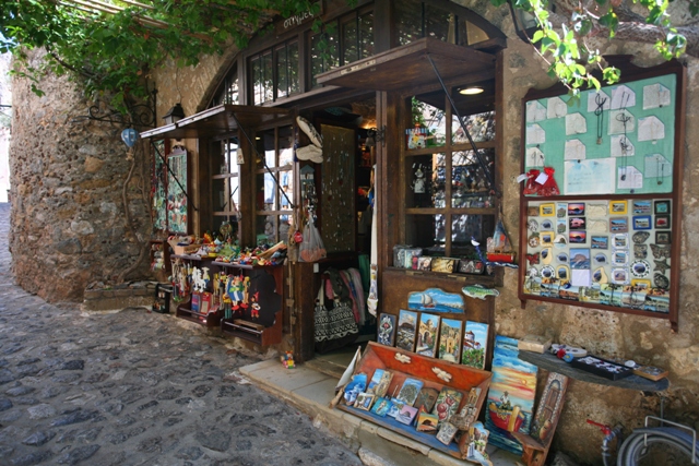 Monemvasia - Various souvenir, gift and craft shops